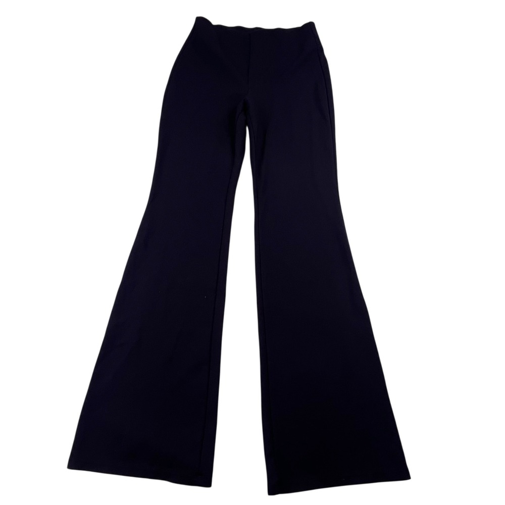 Halara Black Flared High Waisted Pants Small Regular Stretch Yoga Trousers